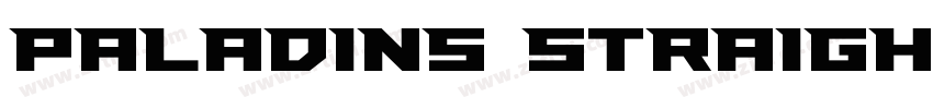 Paladins Straight字体转换
